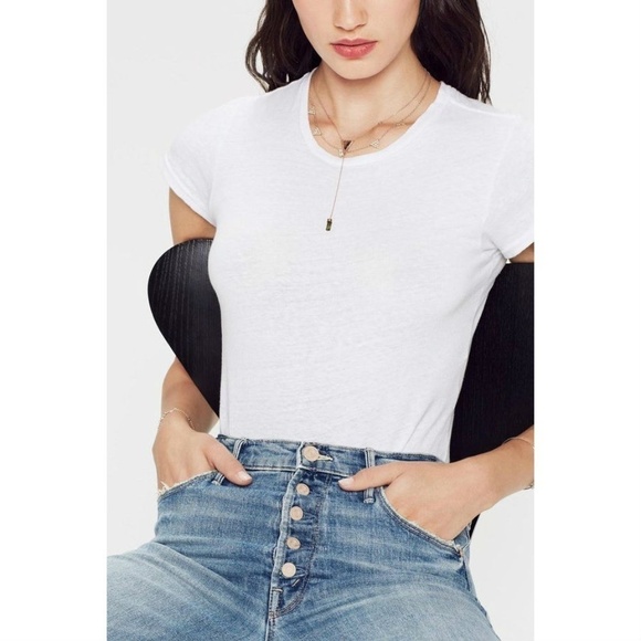 💕MOTHER💕 The Pixie Dazzler Ankle Fray Jeans Secret Sister Button Fly 31 - Picture 3 of 16